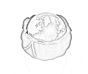 Image showing Bag and earth 