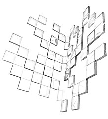 Image showing Square frame background - Design Concept 