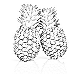 Image showing pineapples