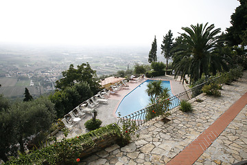 Image showing Swimmingpool with view