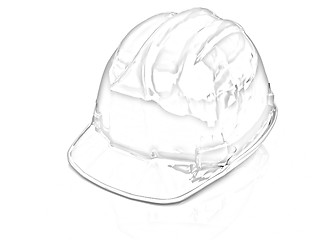 Image showing Yellow safety helmet