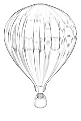 Image showing Hot Air Balloons with Gondola