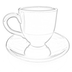 Image showing mug on a white