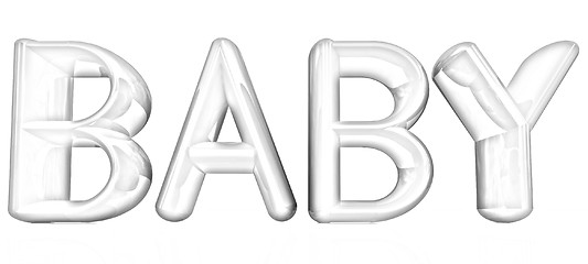 Image showing 3d colorful text 