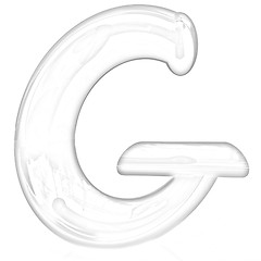 Image showing Alphabet on white background. Letter 