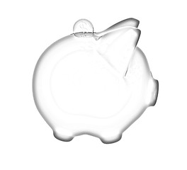 Image showing piggy bank and falling coins