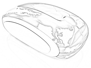 Image showing Globe Earth On line