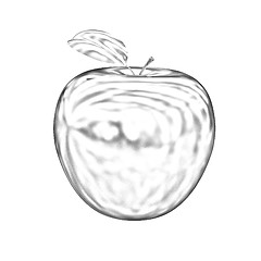 Image showing Metal apple