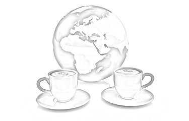 Image showing Coffee Global World concept