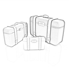 Image showing Traveler's suitcases