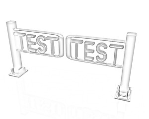 Image showing Test with turnstile 