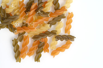 Image showing pasta spirals