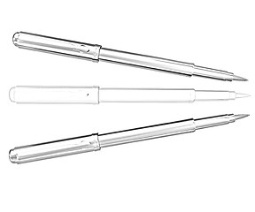 Image showing Metall corporate pen design 