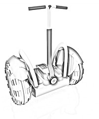 Image showing Mini electrical and ecological transport