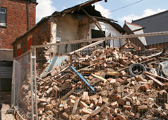 Image showing collapsed building