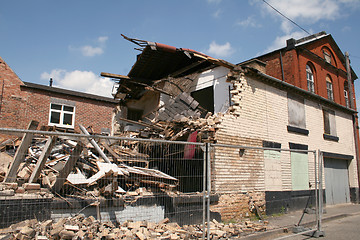 Image showing collapsed building