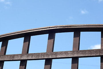 Image showing wooden trellis