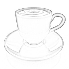 Image showing mug on a white