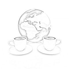 Image showing Coffee Global World concept