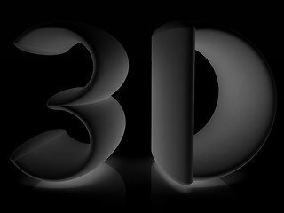 Image showing 3d text