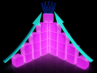 Image showing cubic diagramatic structure and crown