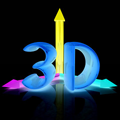 Image showing 3d text