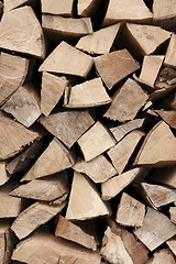 Image showing fire wood stack