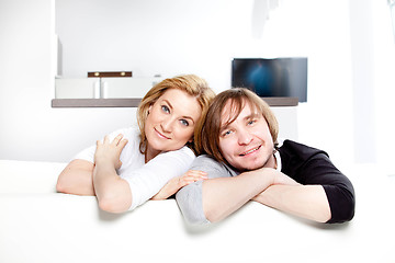 Image showing Couple in new home