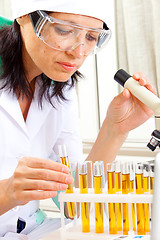 Image showing female scientist