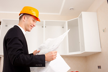 Image showing Engineer with documents