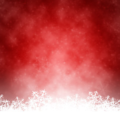 Image showing red christmas background