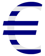 Image showing Greek Euro