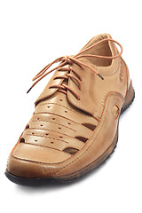 Image showing Leather men's shoe