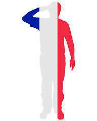 Image showing French Salute