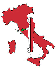 Image showing Italian handshake