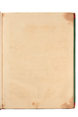 Image showing Grunge page of old book