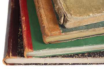Image showing Four old books