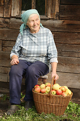 Image showing Senior countrywoman