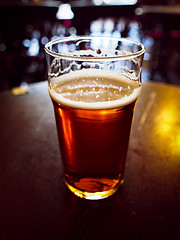 Image showing Pint of beer