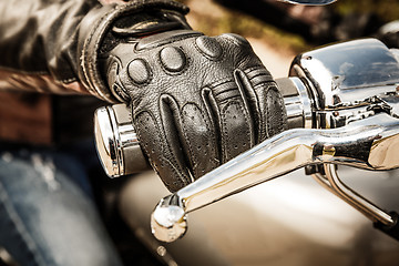 Image showing Motorcycle Racing Gloves