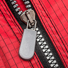 Image showing Close up zipper