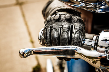 Image showing Motorcycle Racing Gloves