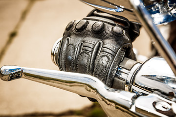 Image showing Motorcycle Racing Gloves