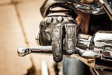 Image showing Motorcycle Racing Gloves