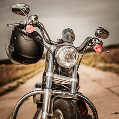 Image showing Motorcycle on the road