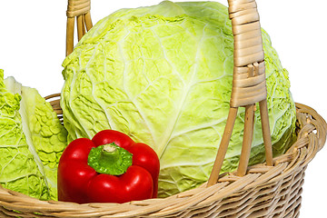 Image showing savoy cabbage