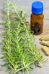 Image showing rosemary with tincture