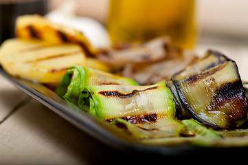 Image showing grilled assorted vegetables 