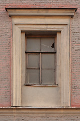 Image showing Dusty window
