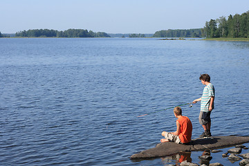 Image showing Fishing